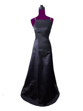 NWT Vintage, Floor-Length Black Gown from Byer Too!, Sz 3-4